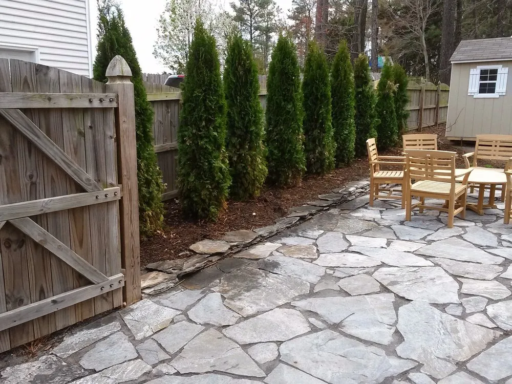 Custom garden landscaping for homes in South Chesterfield, VA by Grass Master Lawn and Landscape