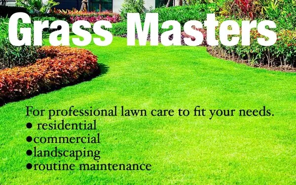 Grass Masters Complete Lawn Care Logo