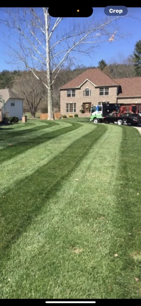 Affordable landscape installation with custom design in Hurricane, WV by Grass Masters