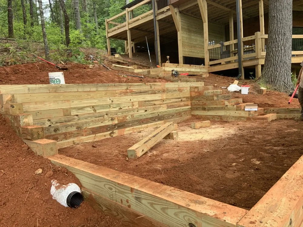 Professional landscape installation near you in Blue Ridge, GA by Grass Monkey Landscape