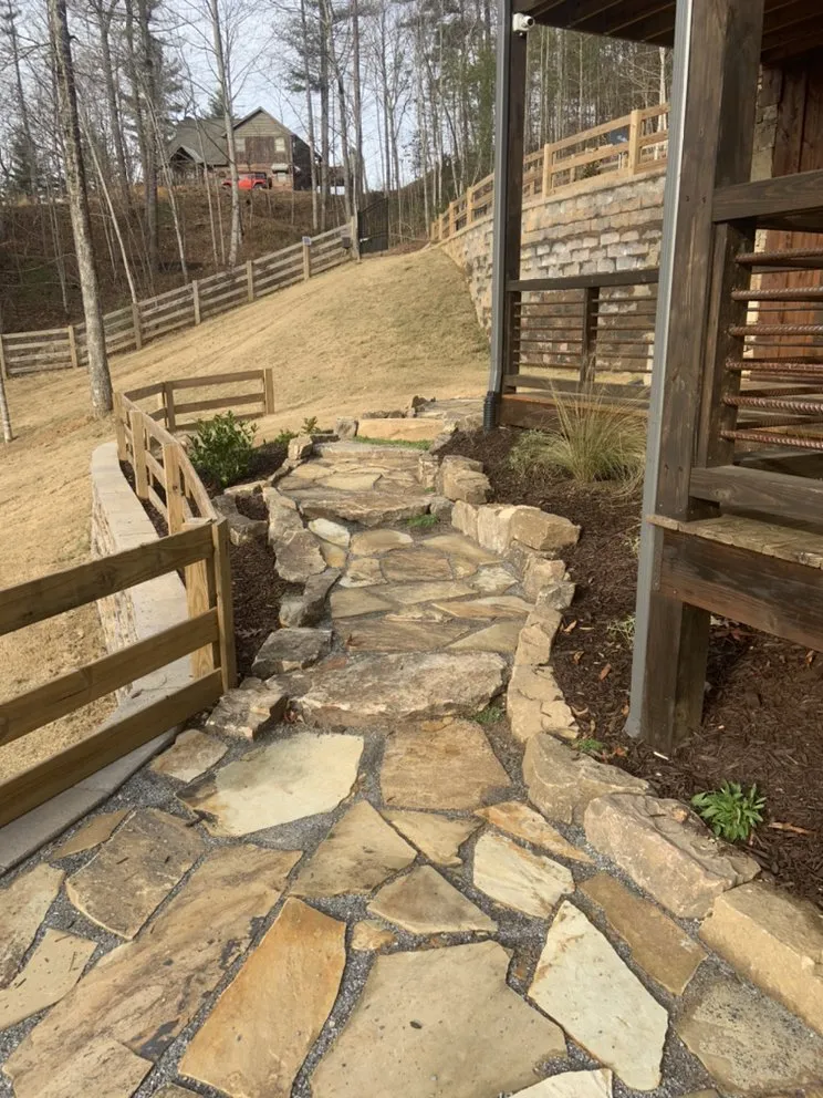Professional landscape design in Blue Ridge, GA by Grass Monkey Landscape