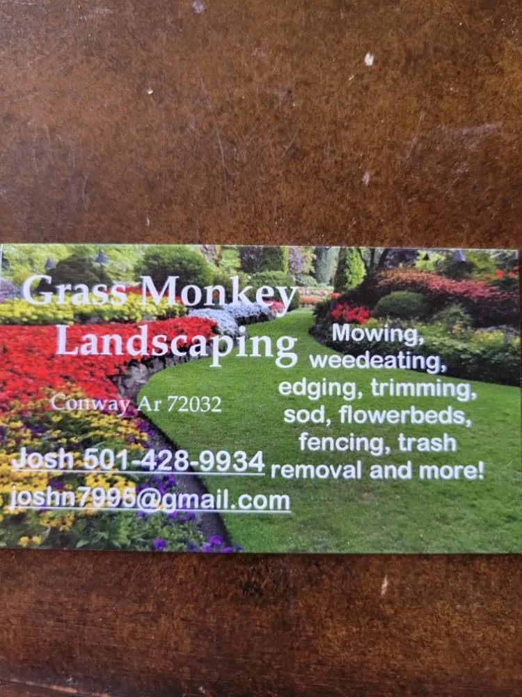 Top-rated residential landscaping in Conway, AR by Grass Monkey landscaping