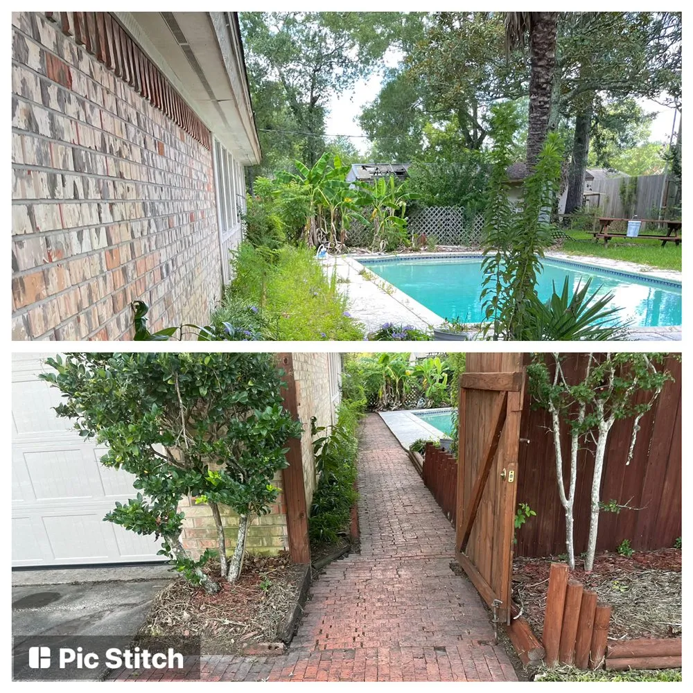 Custom landscaping services in Orange, TX by Grass monkey lawn care and landscaping