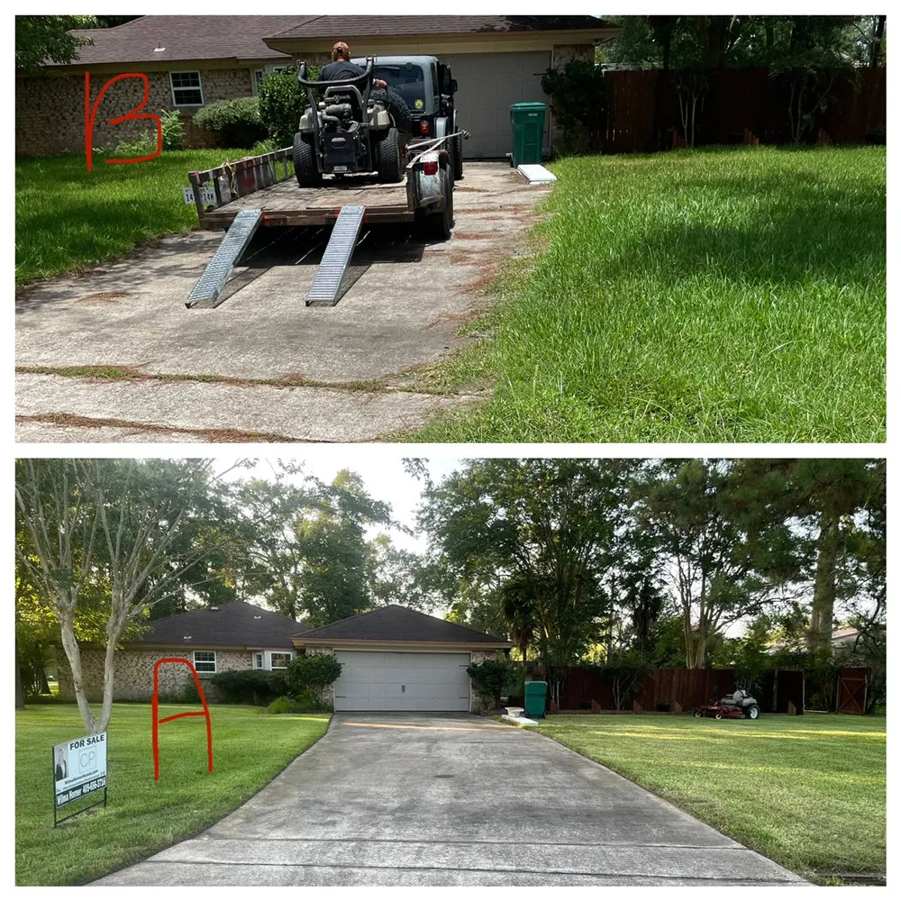 Local outdoor landscaping in Orange, TX by Grass monkey lawn care and landscaping