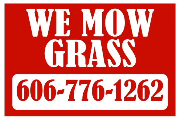 Grass Mowing Logo