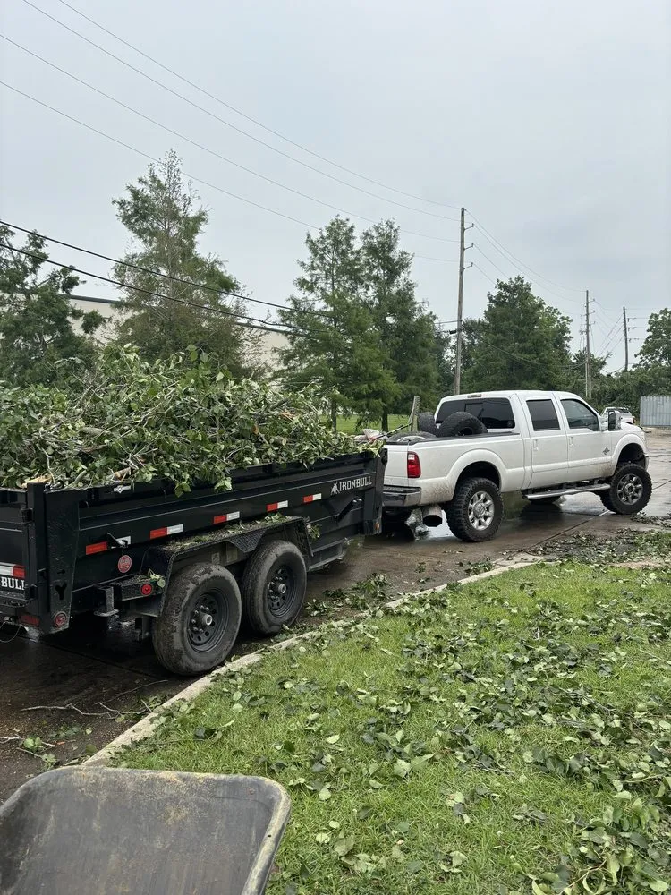 Custom outdoor landscaping in Montz, LA by Grass N Scapes