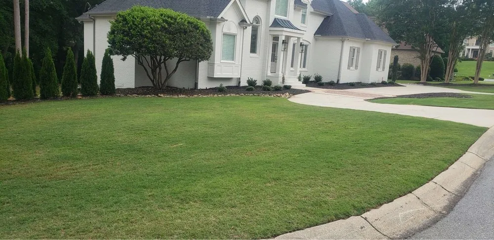 Local landscape installation in Greenville, SC - Grass Nerds