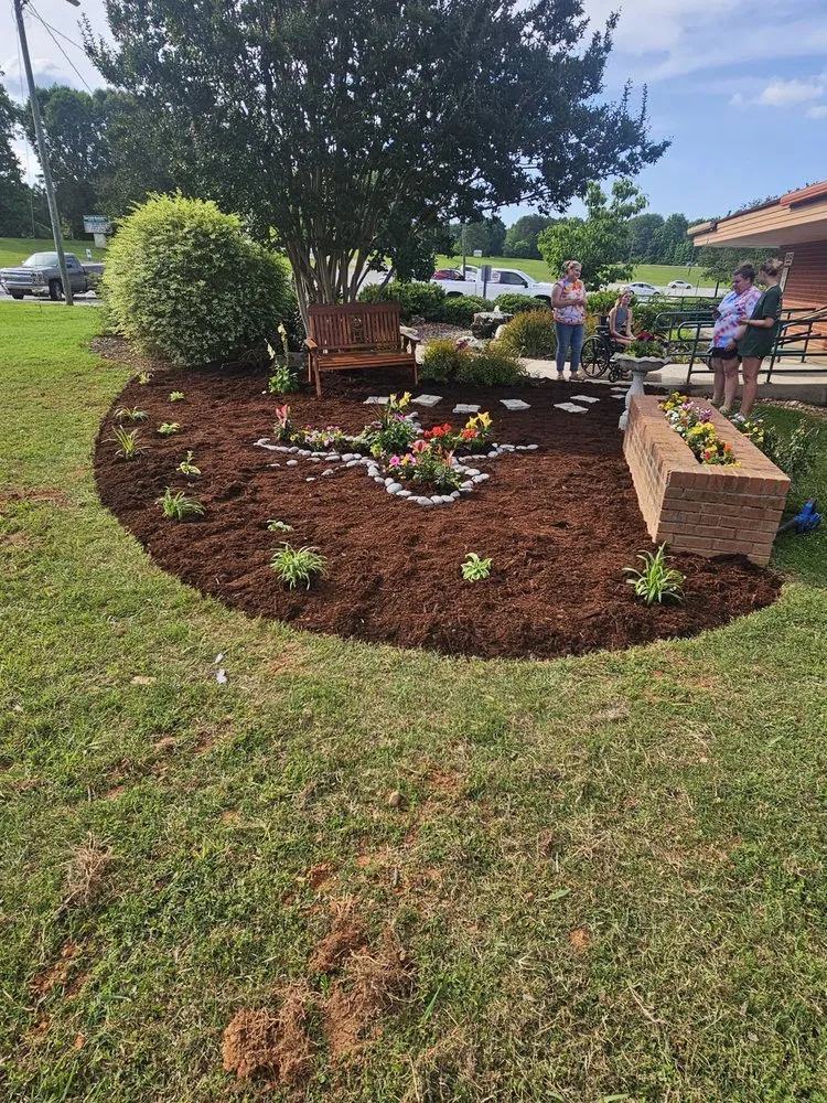 Expert garden landscaping with custom design across Asheboro, NC - Grass Ninja Pros