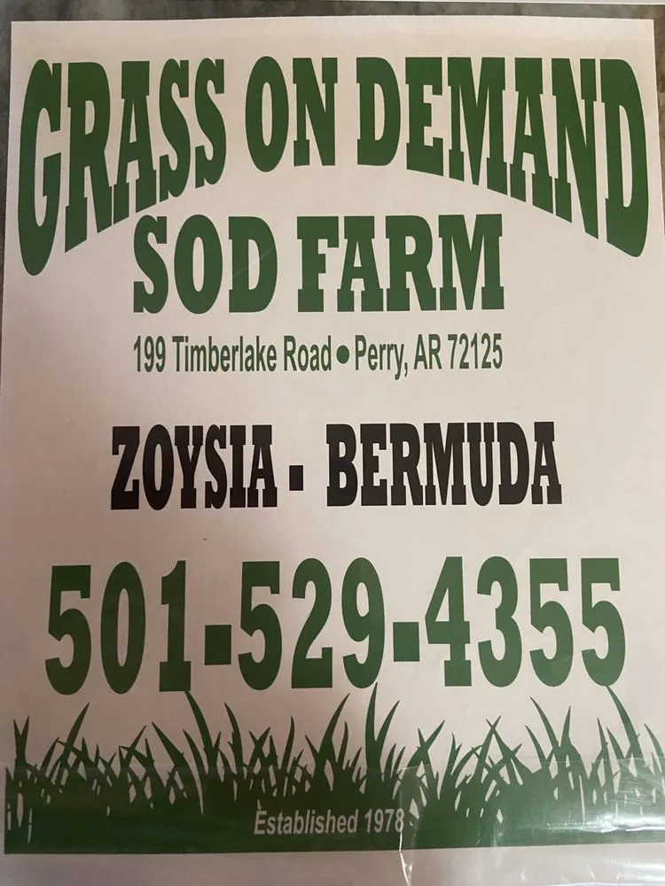 Top-rated garden landscaping in Perry, AR - Grass On Demand Sod Farm