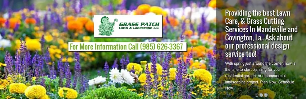 Top-rated residential landscaping in Mandeville, LA - Grass Patch Lawns & Landscape