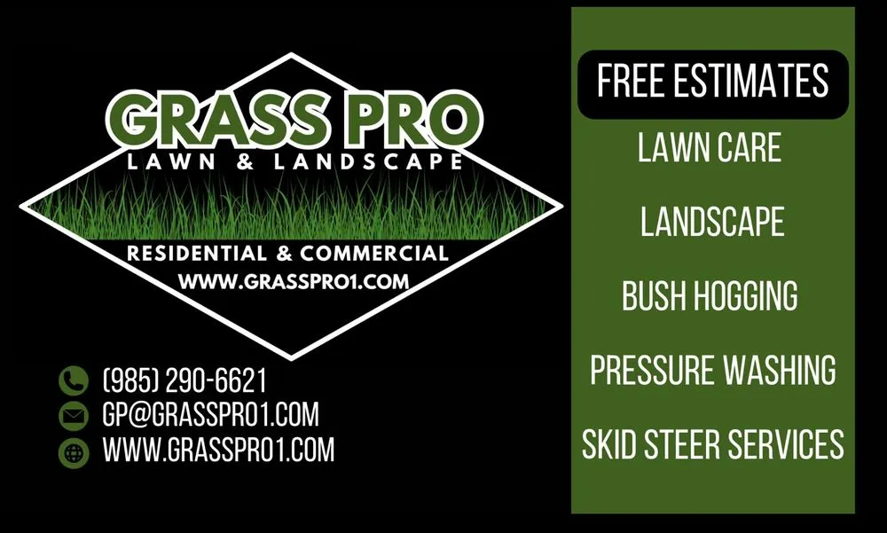 Expert residential landscaping in Slidell, LA by Grass Pro
