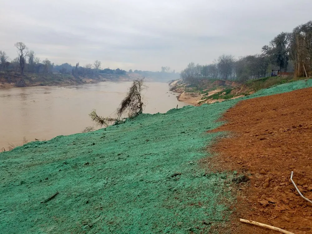 Affordable outdoor landscaping in Bryan, TX by Grass Roots HydroSeeding