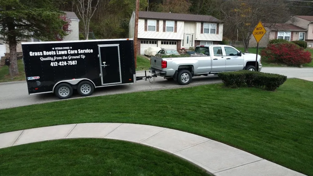 Custom landscape installation for beautiful yards in Pittsburgh, PA by Grass Roots Lawn Care Service