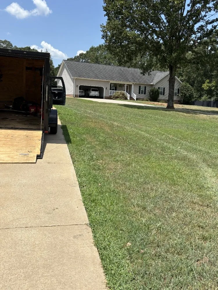 Custom residential landscaping in Honea Path, SC by Grass Stoppers Landscaping