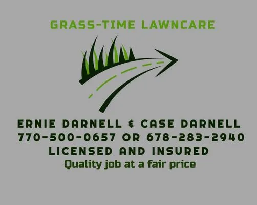 Grass-Time lawncare Logo