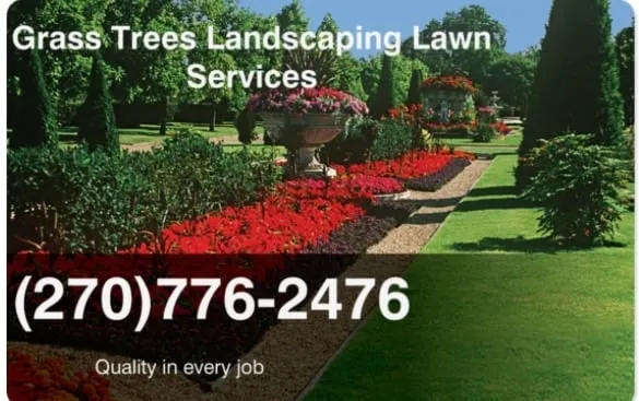 Expert lawn mowing service for beautiful yards in Franklin, KY by Grass Trees Landscaping