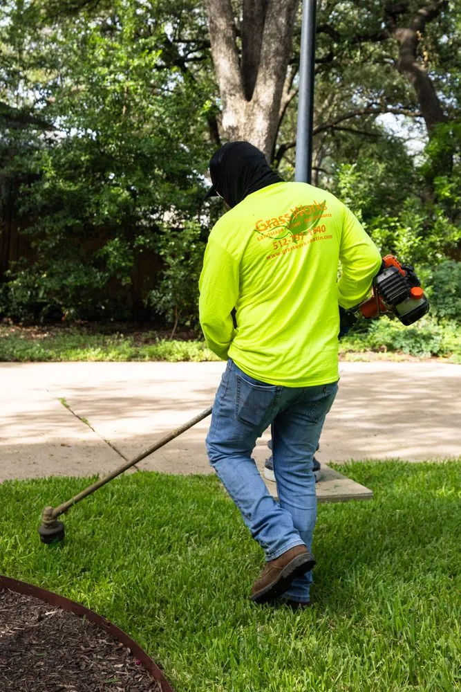 Affordable garden landscaping in Leander, TX - Grass Works Lawn Care