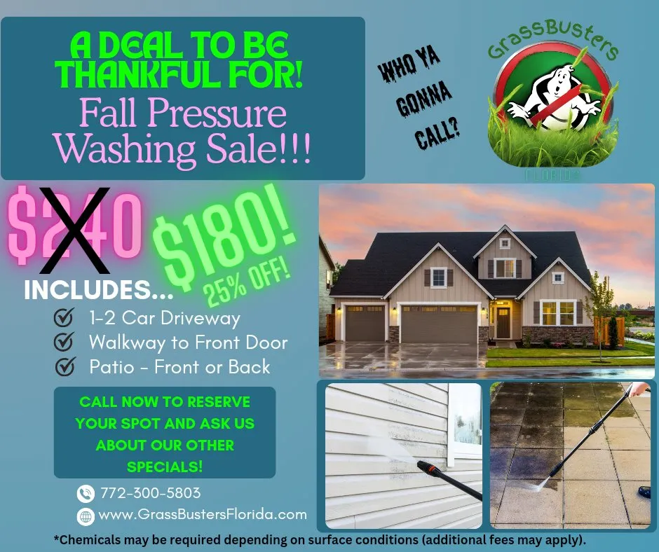 Affordable landscaping services in Sebastian, FL by GrassBusters Florida