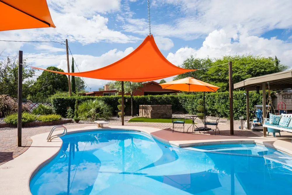 Professional landscape installation in Huachuca City, AZ by Grasshopper Landscaping & Maintenance