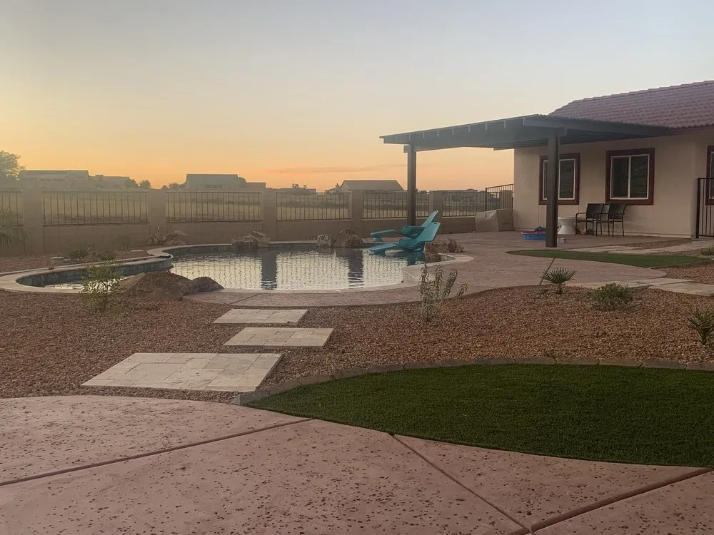 Local yard cleanup service for beautiful yards in Huachuca City, AZ by Grasshopper Landscaping & Maintenance