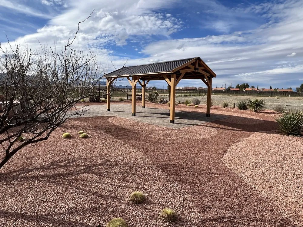 Professional yard maintenance for beautiful yards in Huachuca City, AZ by Grasshopper Landscaping & Maintenance
