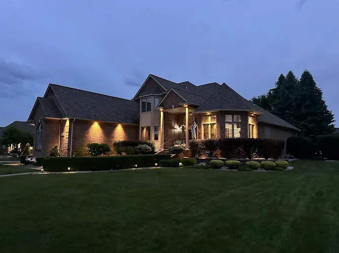 Professional landscape installation for homes in Roseville, MI by Grasshopper Landscaping