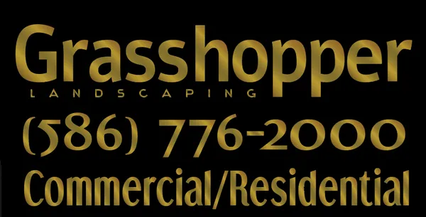 Grasshopper Landscaping Logo