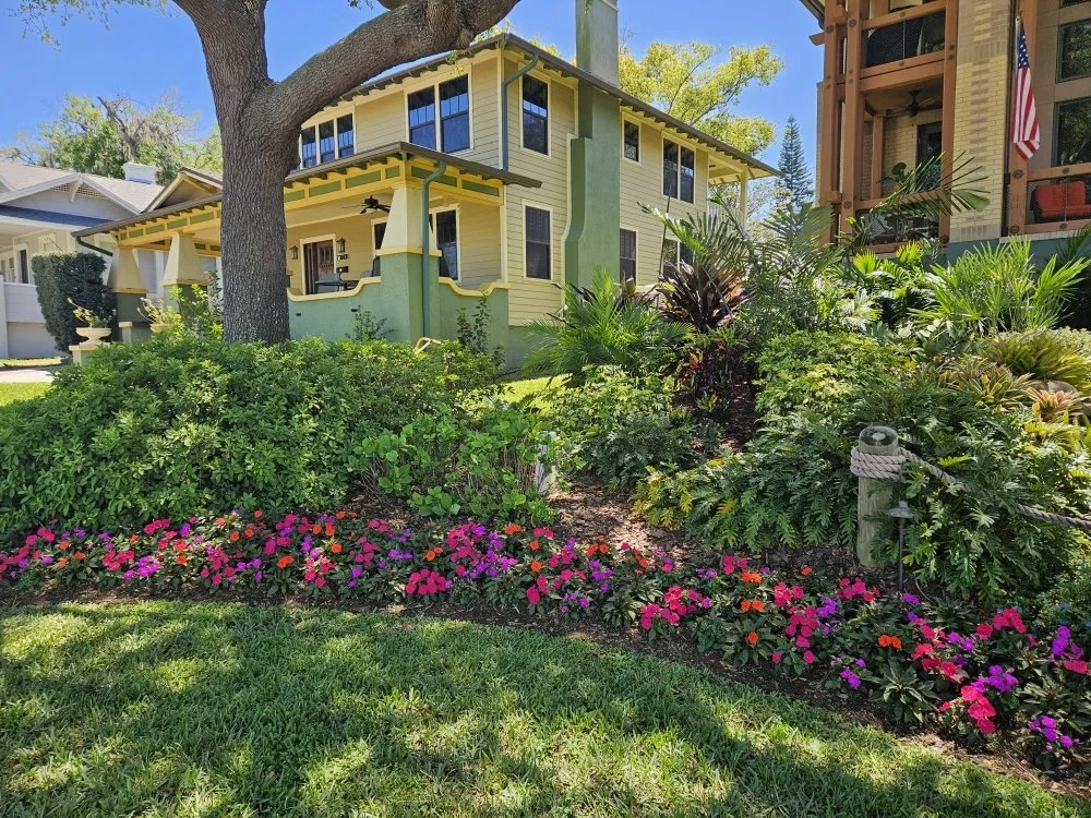 Professional yard maintenance in Lakeland, FL by Grasshopper Lawn