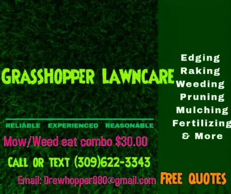 GrassHopper Lawncare Logo