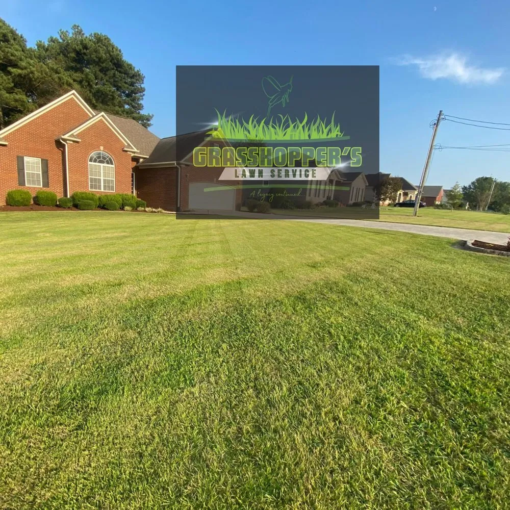 Custom landscape design for year-round maintenance in Arab, AL by Grasshopper’s Lawn Service