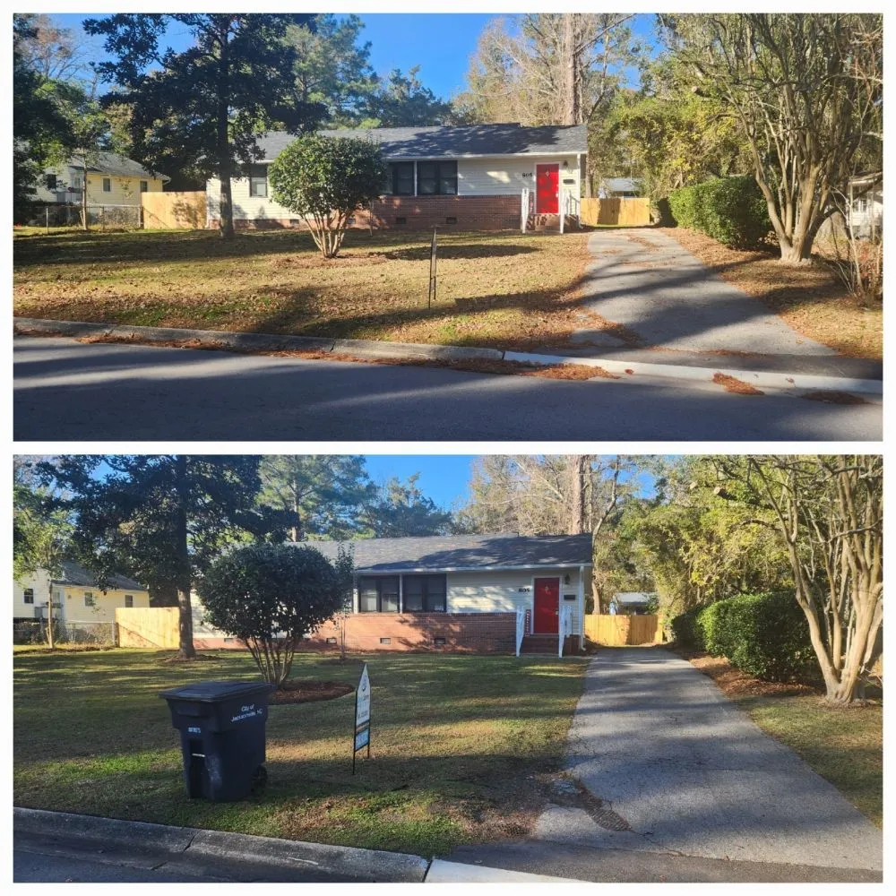 Custom landscape installation in Richlands, NC - Grasshoppers Lawn Service