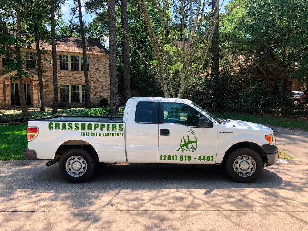Custom landscaping services near you in Tomball, TX by Grasshoppers Tree Cut