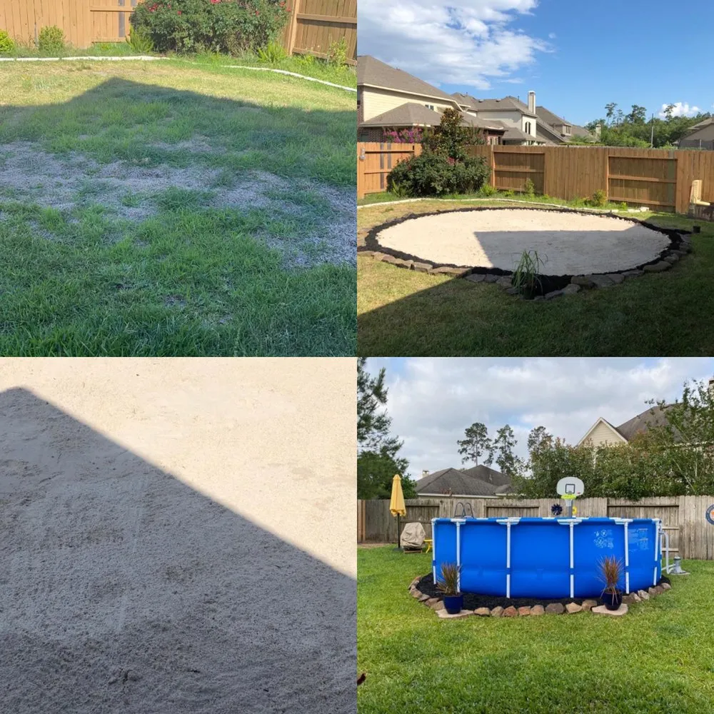 Affordable landscape installation near you in Tomball, TX by Grasshoppers Tree Cut