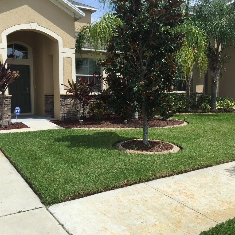 Expert yard cleanup service with custom design across Riverview, FL - GrassKickers Lawn Care