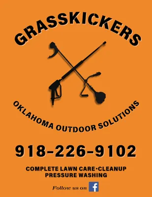 Grasskickers Oklahoma Outdoor Solutions Logo