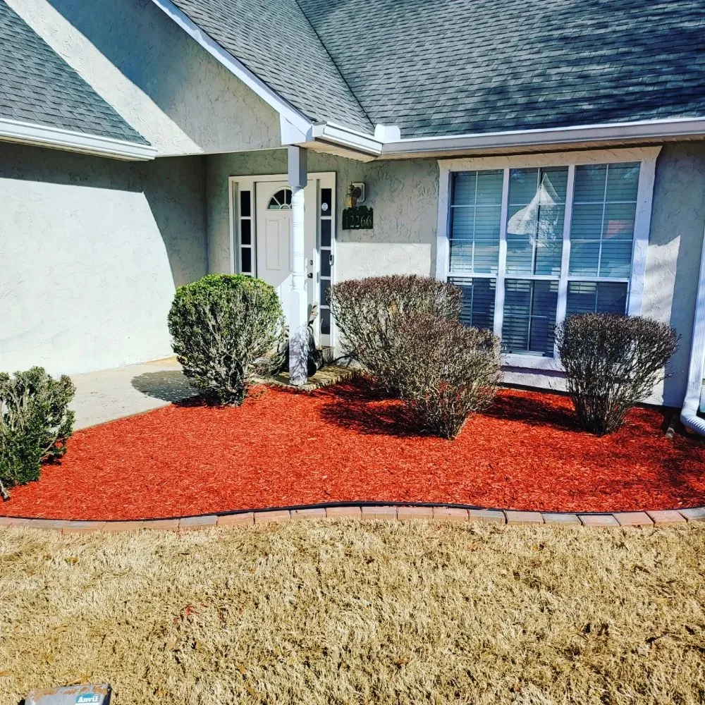 Local lawn mowing service with custom design in Ball Ground, GA by Grasskings