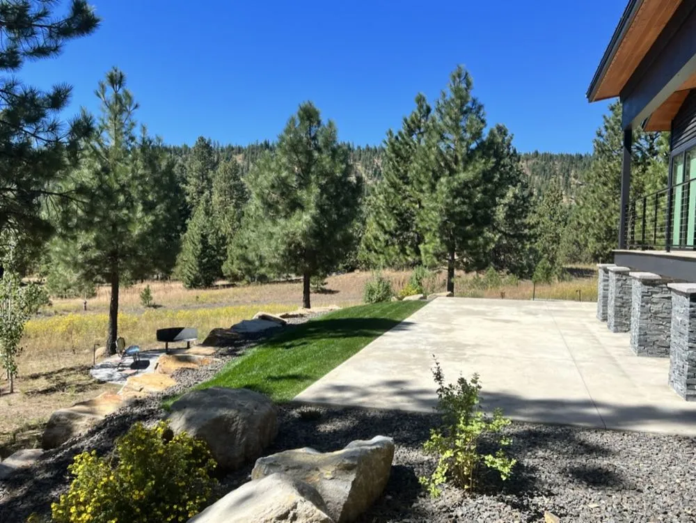 Local garden landscaping near you in New Meadows, ID by Grassman Lawn Care