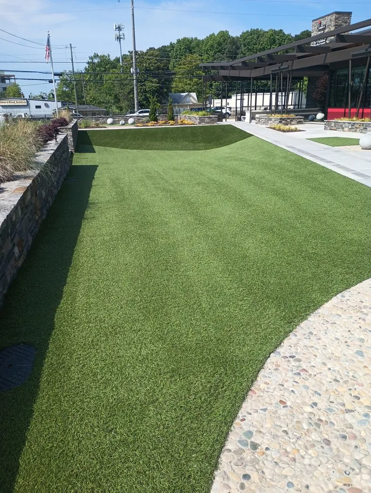 Local landscape installation in McDonough, GA - Grassmex