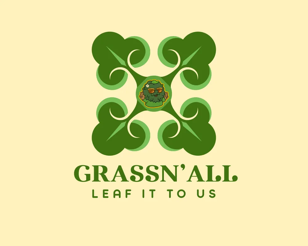 Custom landscape installation with custom design in Gonzales, LA by Grassn' All