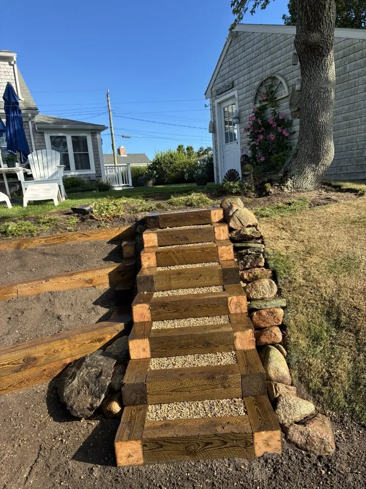 Reliable landscape installation for beautiful yards in Mashpee, MA by Grasso’s Landscape Construction