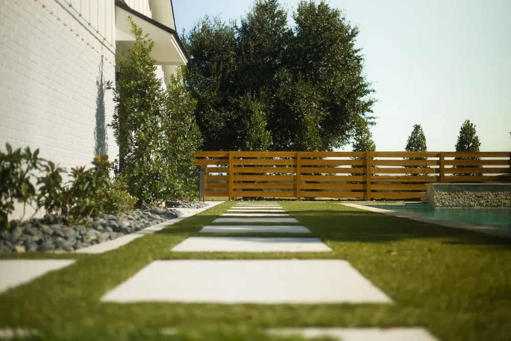 Professional garden landscaping in College Station, TX by Grassroots