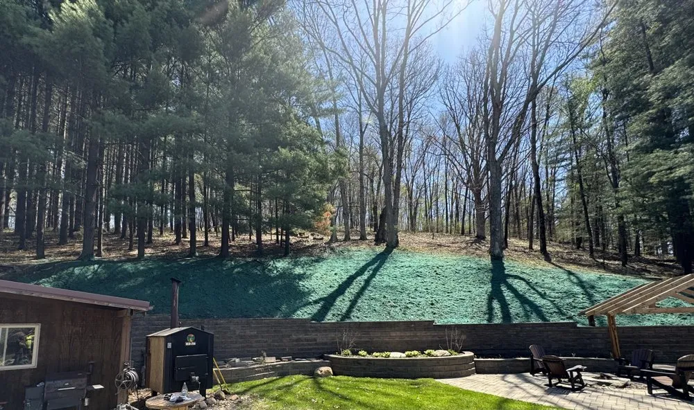 Custom garden landscaping for residential properties in Nashport, OH by Grassroots Hydroseeding