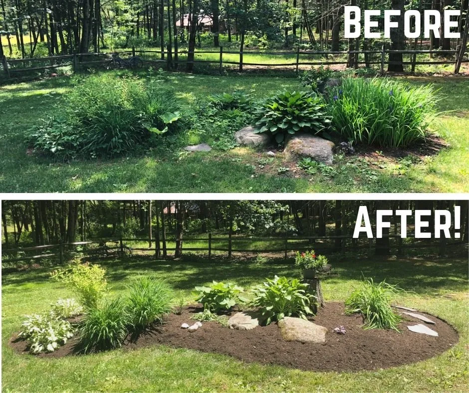 Affordable yard cleanup service with custom design in Mayfield, NY by Grassroots Lawn Specialists