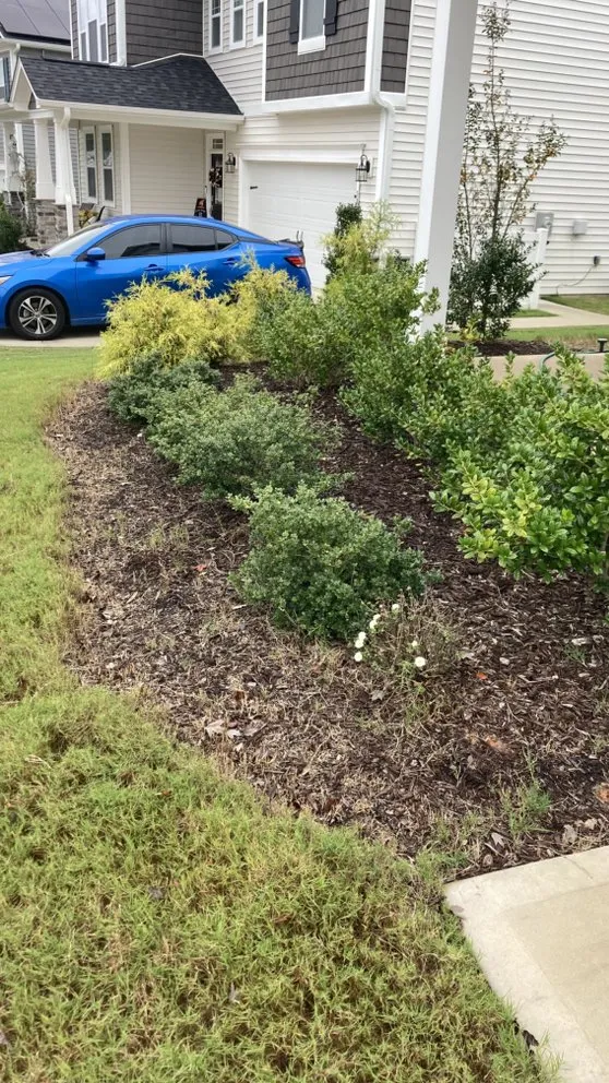 Affordable garden landscaping in Knightdale, NC by GrassWorx Landscape Services