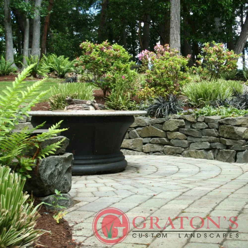 Professional lawn mowing service in Junction City, OR by Gratons Custom Landscaping