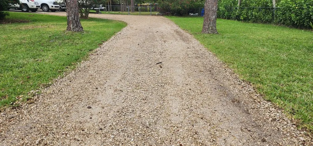 Local landscape installation in Loxahatchee, FL - Gravel Works