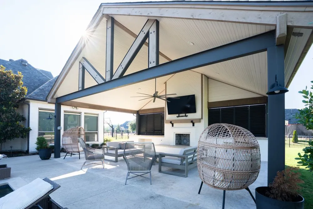 Professional yard maintenance for homes in Rockwall, TX by Graves Pools and Outdoor Living