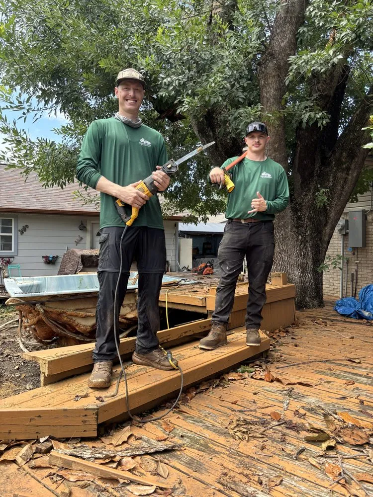 Local yard cleanup service for year-round maintenance in Euless, TX by Grawe Junk & Demo