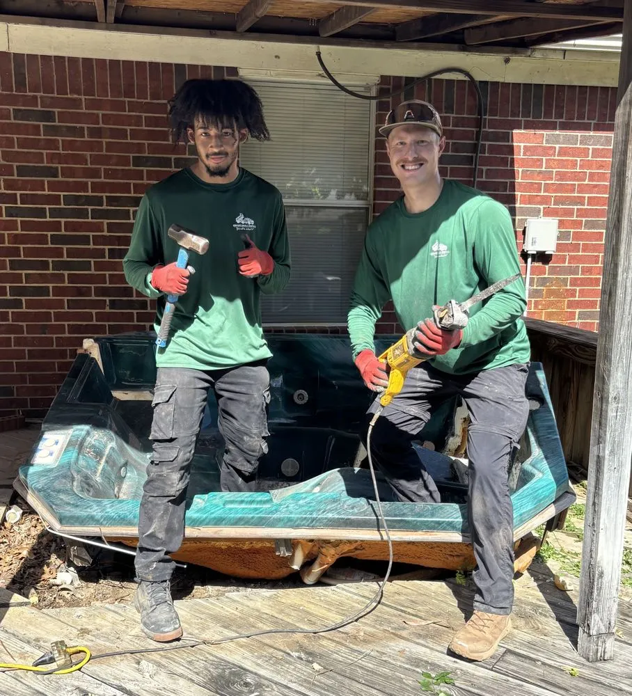 Top-rated outdoor landscaping with custom design across Euless, TX - Grawe Junk & Demo