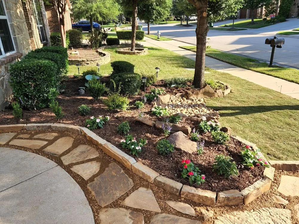 Affordable yard cleanup service with custom design in Euless, TX by Grawe Landscaping and Excavating